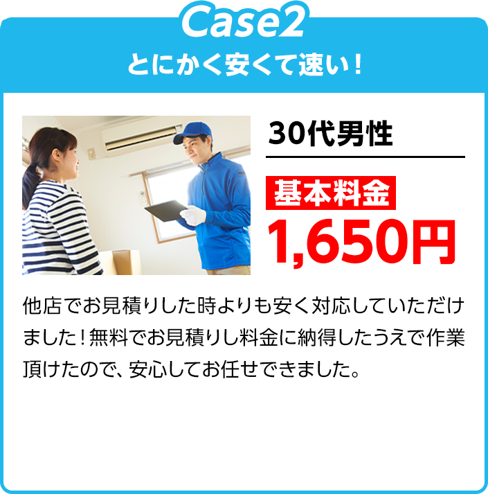 とにかく安くて速い！