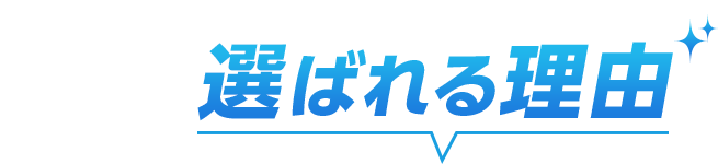 選ばれる理由